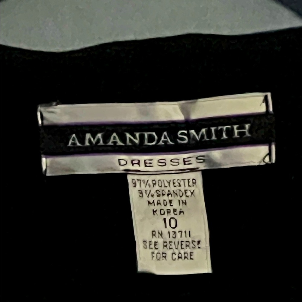 Black And Blue Microsuede Color Block Jacket - image 3